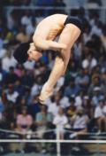 熊倪获96年亚特兰大奥运会男子三米跳板冠军
