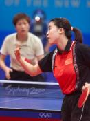 中国女子乒乓球选手王楠进入奥运会决赛