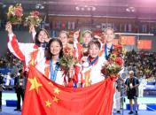 奥运会羽毛球女双，中国包揽金银铜