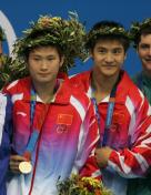 男子双人十米台中国选手田亮和杨景辉勇夺冠军
