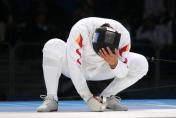 雅典奥运会女子佩剑决赛 谭雪获得银牌