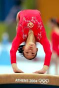 雅典奥运会女子体操团体决赛 中国仅列第七名