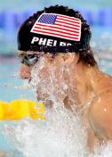 雅典奥运会男子200米混合泳 菲尔普斯夺得冠军