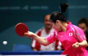 亚运会女乒小组赛第二轮 日本对阵黎巴嫩