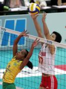 女排世锦赛复赛 中国2比3惜败于巴西