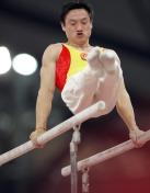 杨威获多哈亚运会体操赛双杠金牌