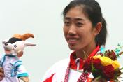 亚运会赛艇女子单人双桨决赛 中国选手金紫薇夺冠