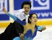 亚冬会花样滑冰冰舞规定舞 日本组合暂居首位