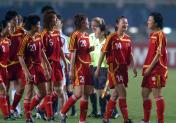 女足热身赛 中国队3比2战胜对手