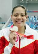 徐妍玮获得08中国游泳公开赛女子100米蝶泳银牌