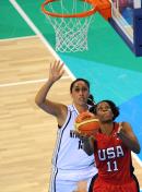 “好运北京”国际女子篮球赛 美国78比60战胜新西兰