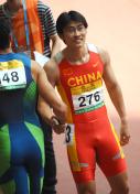 2008年中国田径公开赛首日 胡凯男子百米预赛轻松过关