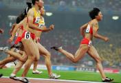 中国田径公开赛女子100米 王静夺冠