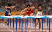 中国田径公开赛男子110米栏 刘翔13秒18夺冠