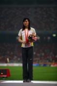 中国田径公开赛 日本选手池田久美子获女子跳远冠军