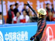 全运会山东赛区 王濛女子获短道速滑1500米第一名