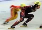 全运会男子短道速滑1500米预赛 隋宝库、李野顺利晋级