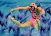 十一届全运会花样游泳预选赛8人集体自由自选项目 广东队夺冠