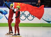 冬奥会短道速滑女子1000米 王濛夺冠加冕三冠王