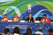 中国代表团新闻发布会 总结温哥华冬奥会