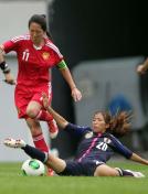 东亚杯足球赛开赛 中国女队首战0比2负于日本