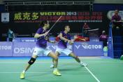 2013中国羽毛球公开赛混双 张楠/赵芸蕾2比0胜英国选手