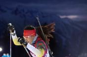 索契冬奥会冬季两项女子7.5公里竞速赛赛况