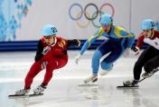 索契冬奥会短道速滑男子500米预赛 武大靖顺利晋级