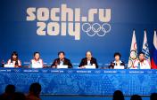 索契冬奥会中国体育代表团举行新闻发布会