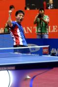 东京世乒赛男团小组赛 朝鲜3比2险胜韩国