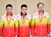 亚运会10米气手枪男团 韩国夺冠中国1环惜败摘银