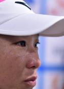 网球女团中国丢金 郑洁洒泪