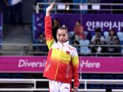仁川亚运会体操女子自由操 姚金男夺冠
