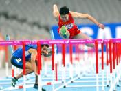 亚运会男子110米栏决赛 中国选手谢文骏夺金