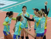 2014-15赛季女排联赛第三轮 北京汽车3比1胜四川队
