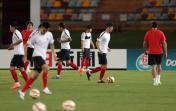 2015亚洲杯男足赛在即 中国队在布里斯班训练