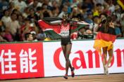 北京田径世锦赛女子3000米障碍决赛  肯尼亚选手夺得冠军