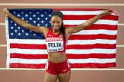 2015田径世锦赛女子400米决赛  菲利克斯获冠军
