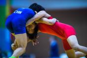 青运会女子55公斤级自由跤复活赛
