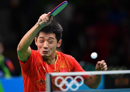 里约奥运乒乓球男团半决赛 中国对阵韩国