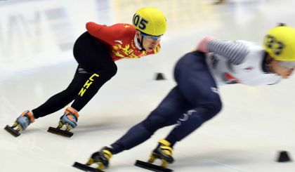 札幌亚冬会短道速滑男子1000米预赛 中国选手全部晋级