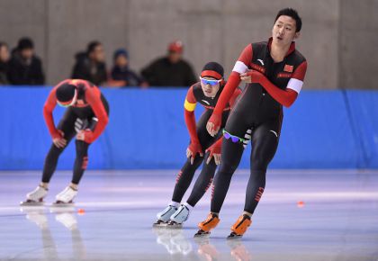 札幌亚冬会速度滑冰男子追逐赛 中国队无缘奖牌