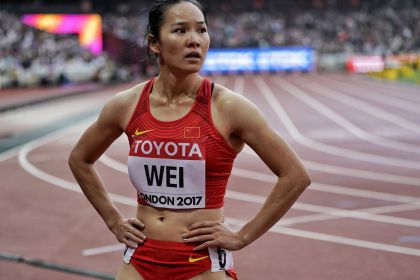 2017年伦敦世界田径锦标赛次日 韦永丽11秒37无缘女子100米复赛