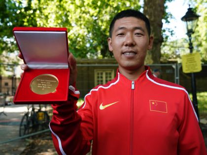 世界田径锦标赛  补发中国选手王浩2009年世锦赛男子20公里比赛金牌