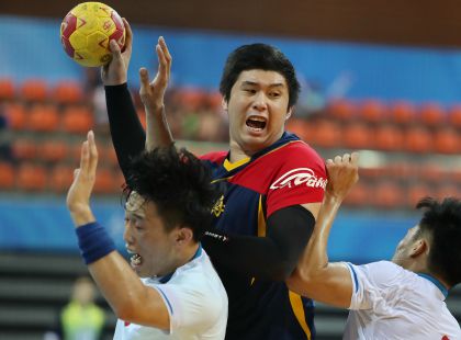 全运会男子手球小组赛 天津队1分惜败于上海队