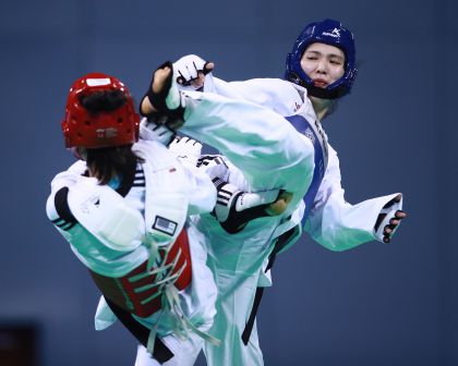 郑姝音获全运会跆拳道女子67公斤以上级冠军