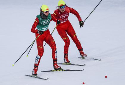 中国队无缘平昌冬奥会越野滑雪女团短距离自由技术决赛
