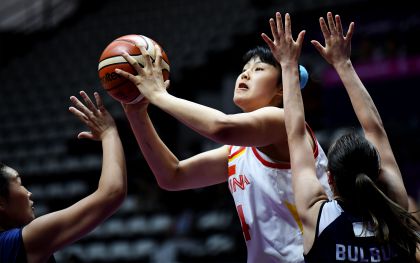雅加达亚运会女篮小组赛 中国队大胜蒙古队