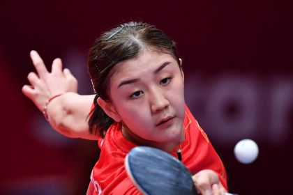 亚运会乒乓球女团八强赛 中国队3比0胜日本队进四强