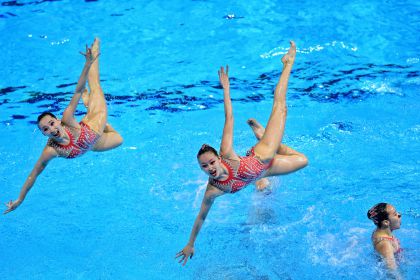 中国队获2019年国际泳联世锦赛花游集体技术自选亚军